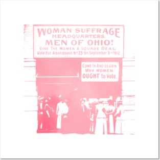 Women's Headquarters in Blush Posters and Art